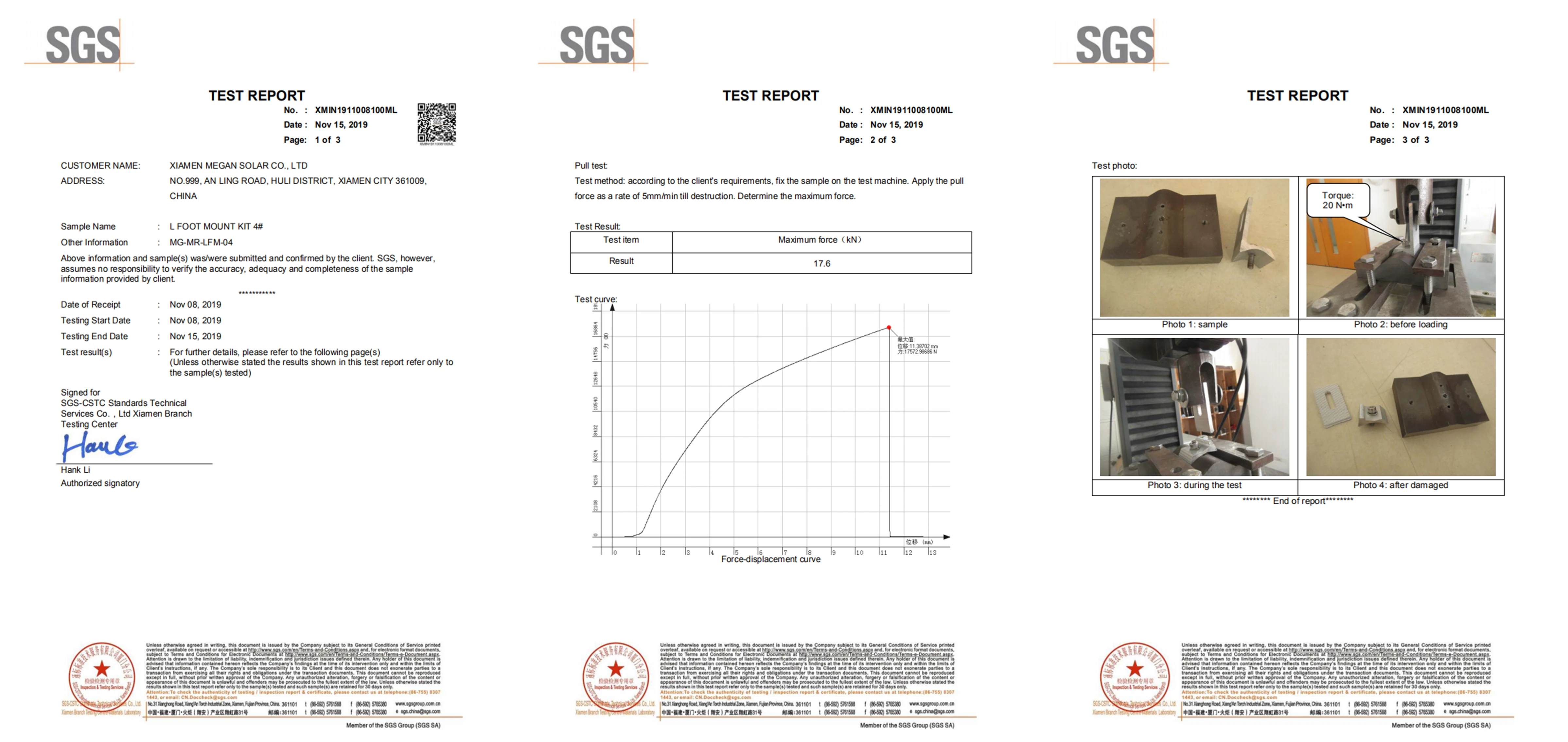 L Foot Solar Mount