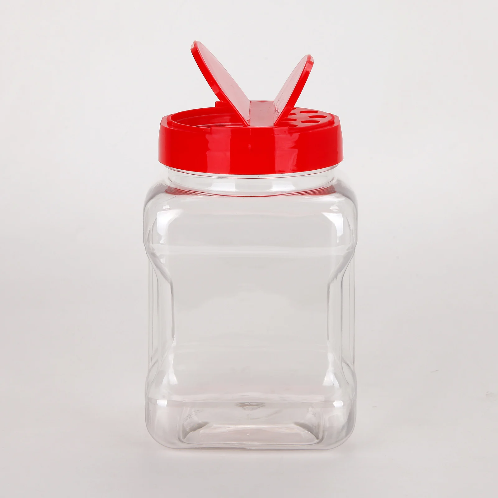 
500ml Square Plastic Salt Containers Spice Jar  (62234366688)
