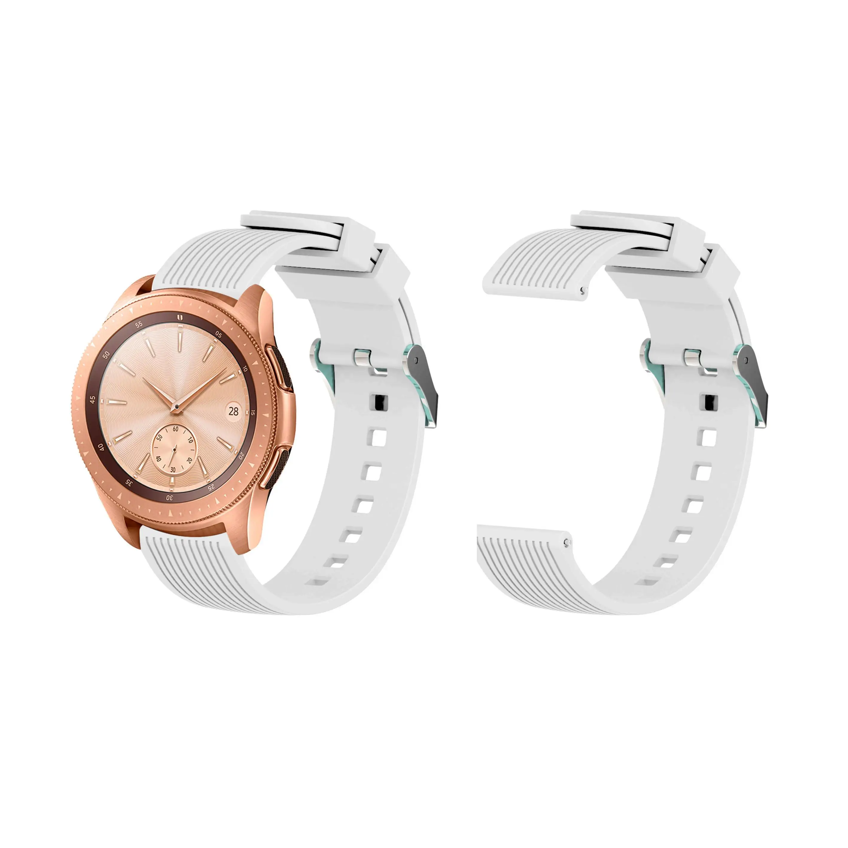 

Rubber replacement strap  smart watch for samsung silicone watch band, 10 colors