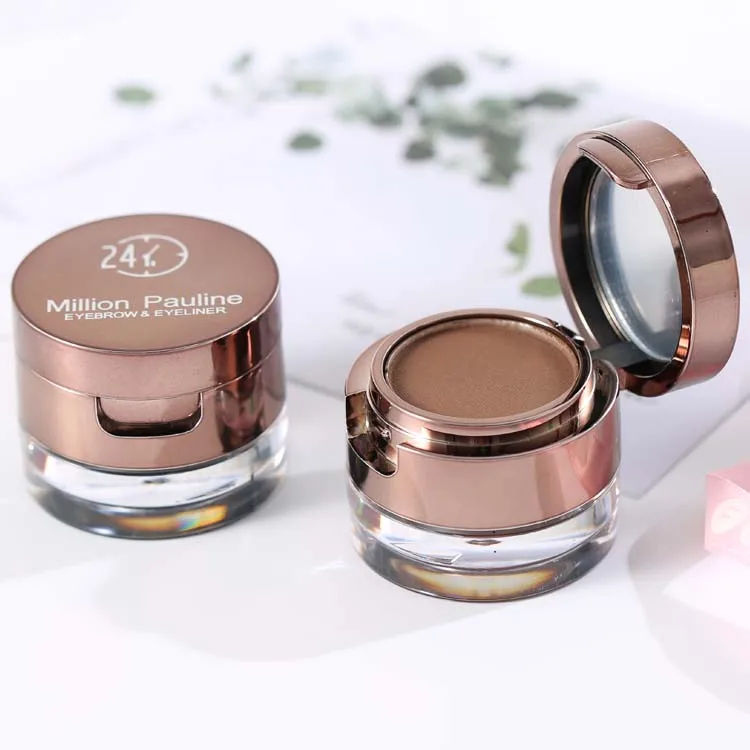 

Wholesale Eyebrow Powder and Eyeliner Cream 2 in 1 Waterproof Long Lasting Eyebrow Powder Makeup Set