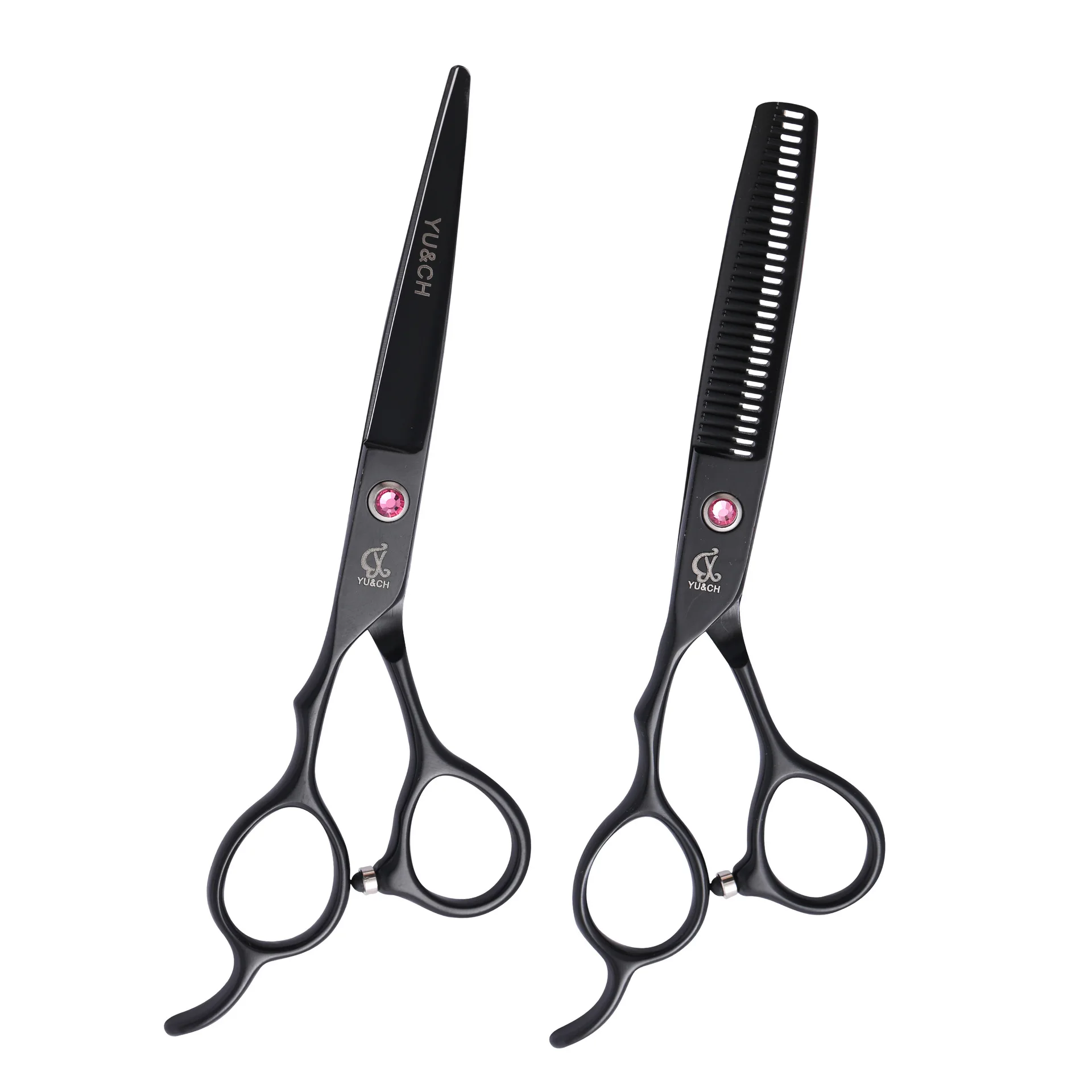 

Black Left Handed Hair Hair Hairdressing Scissors Kit Hair Thinning Cutting Scissors Barber Left Handled Haircut Scissors