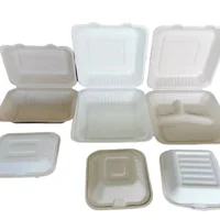 

Empaques biodegradable food container Bagasse sugarcane food container to go lunch