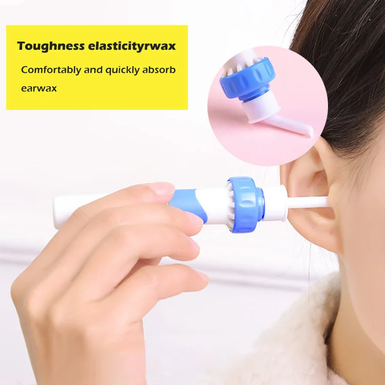 

Soft Safe Silicone Spiral Ear Wax Removal Cleaner Tool Ear Wax Cleaner Electric Digging Ears Spoon