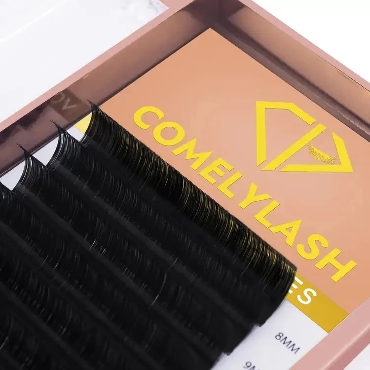 

Comelylash cashmere private label individual mink eyelashes extension professional eyelash boxes custom logo