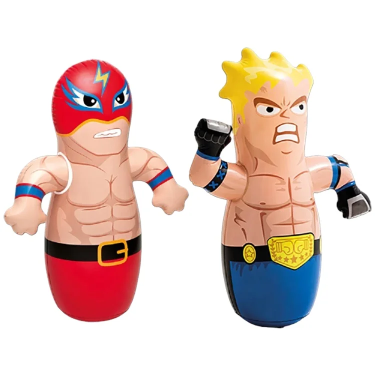 

Doll 3D tumbler underwater children inflatable toy boxing bag puzzle 44672