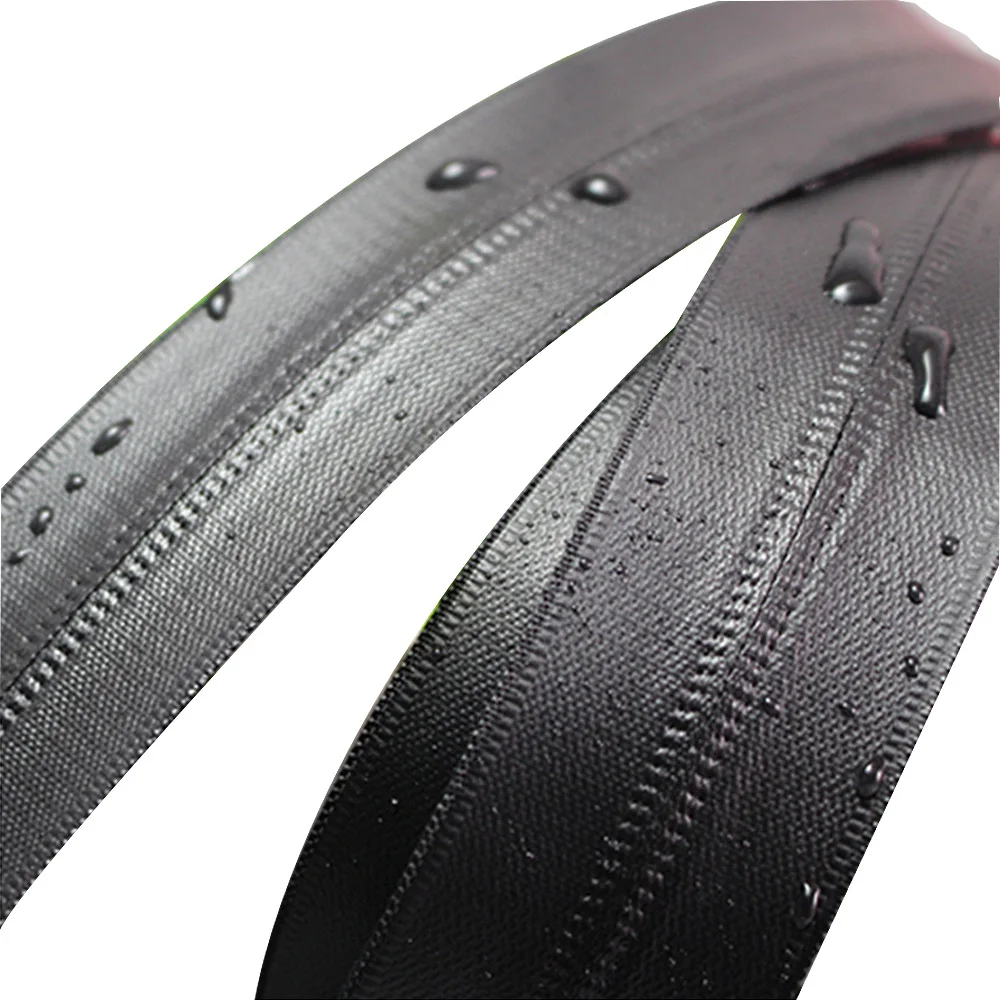 Waterproof Zippers Sports Wear Black Invisible Zipper 70cm150cm For