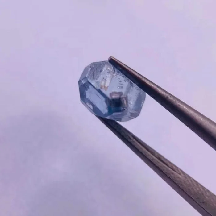 

Light Blue color HPHT rough diamond, Dark blue color rough diamond stone, uncut lab grown blue diamond