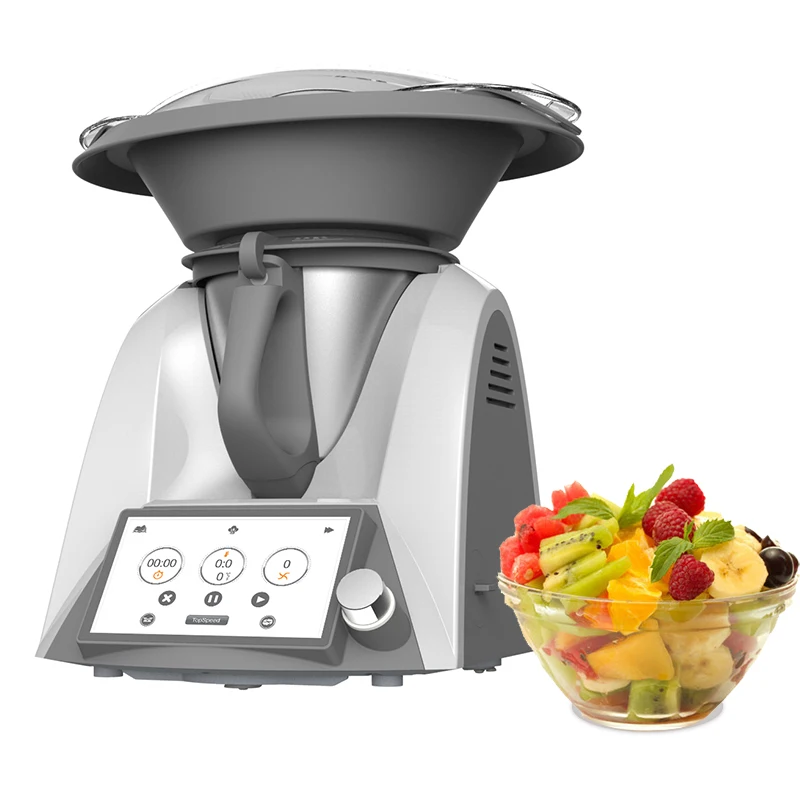 

Food processor mixer blender with chopper,grinder and colored screen functions, White+black
