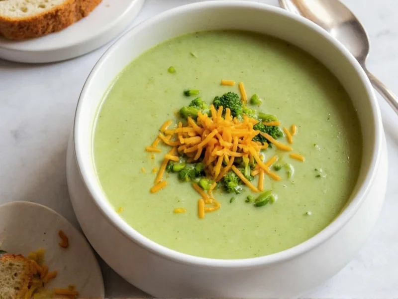 Perfect Cheesy Broccoli Soup Recipe in 30 Minutes