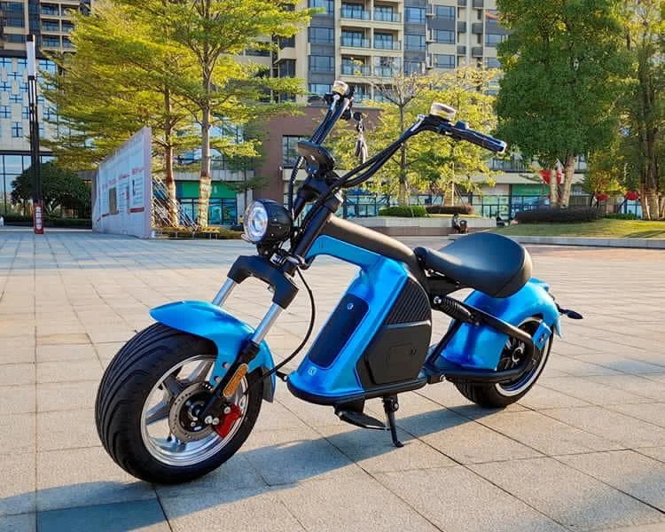 

Free shipping EUR USA Warehouse EEC COC Long Range 2000w 3000w 30AH Fat Tire Motorcycles Electric Scooter Citycoco M8, Black, red, blue, green, purple, accept oem