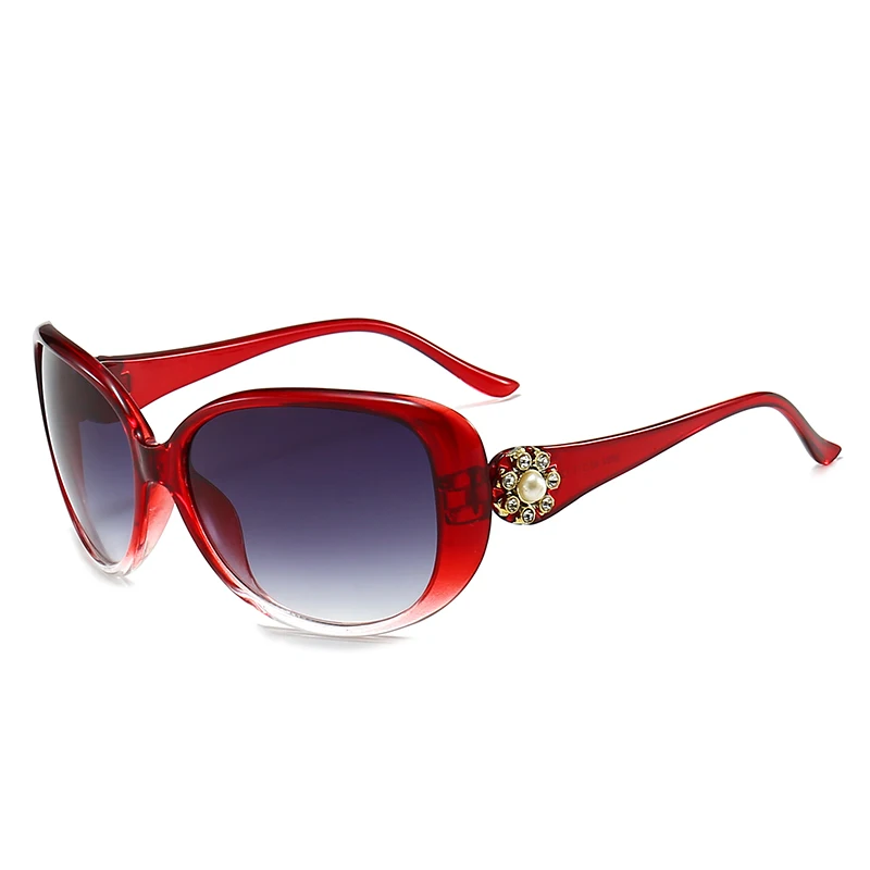 

Trend eyewear ladies pc gradient lens custom sunglasses personality fashion glasses, Balck,blue,red