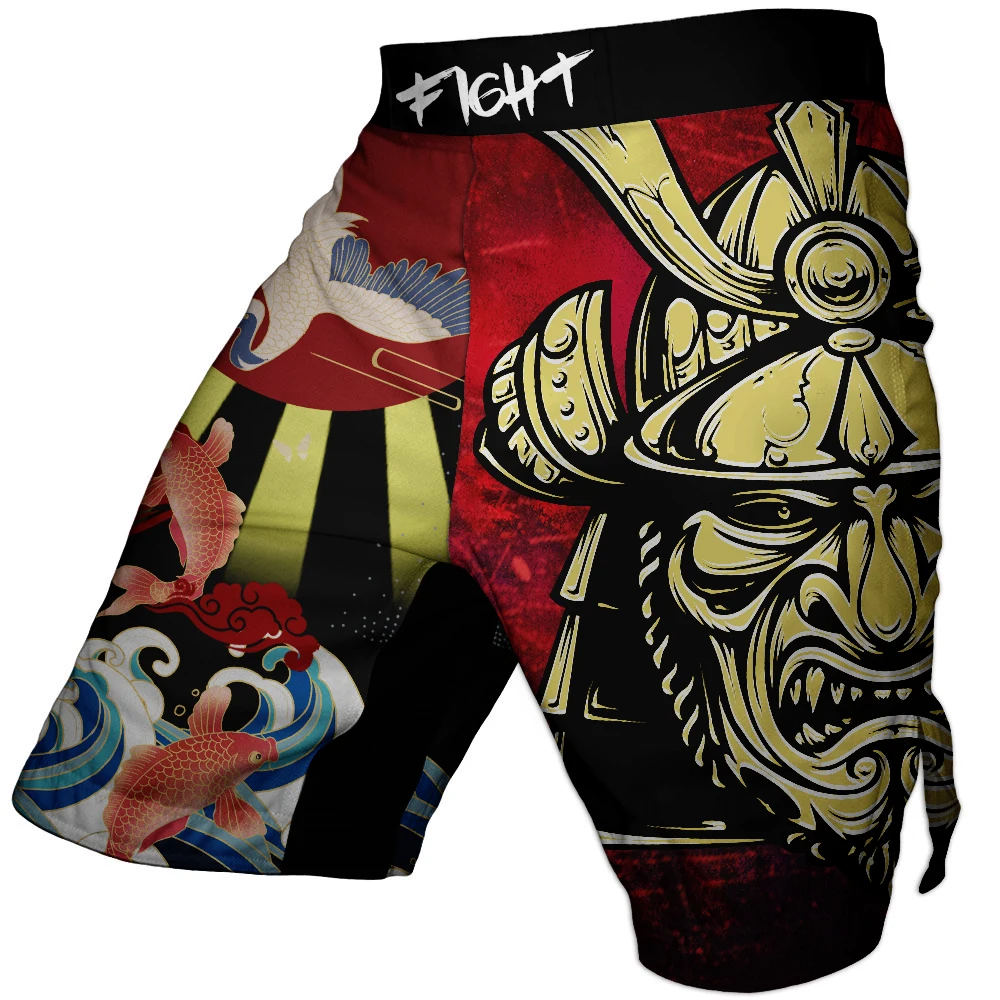 

Carp Design MMA Shorts Combat Boxing MMA BJJ Shorts Trunks