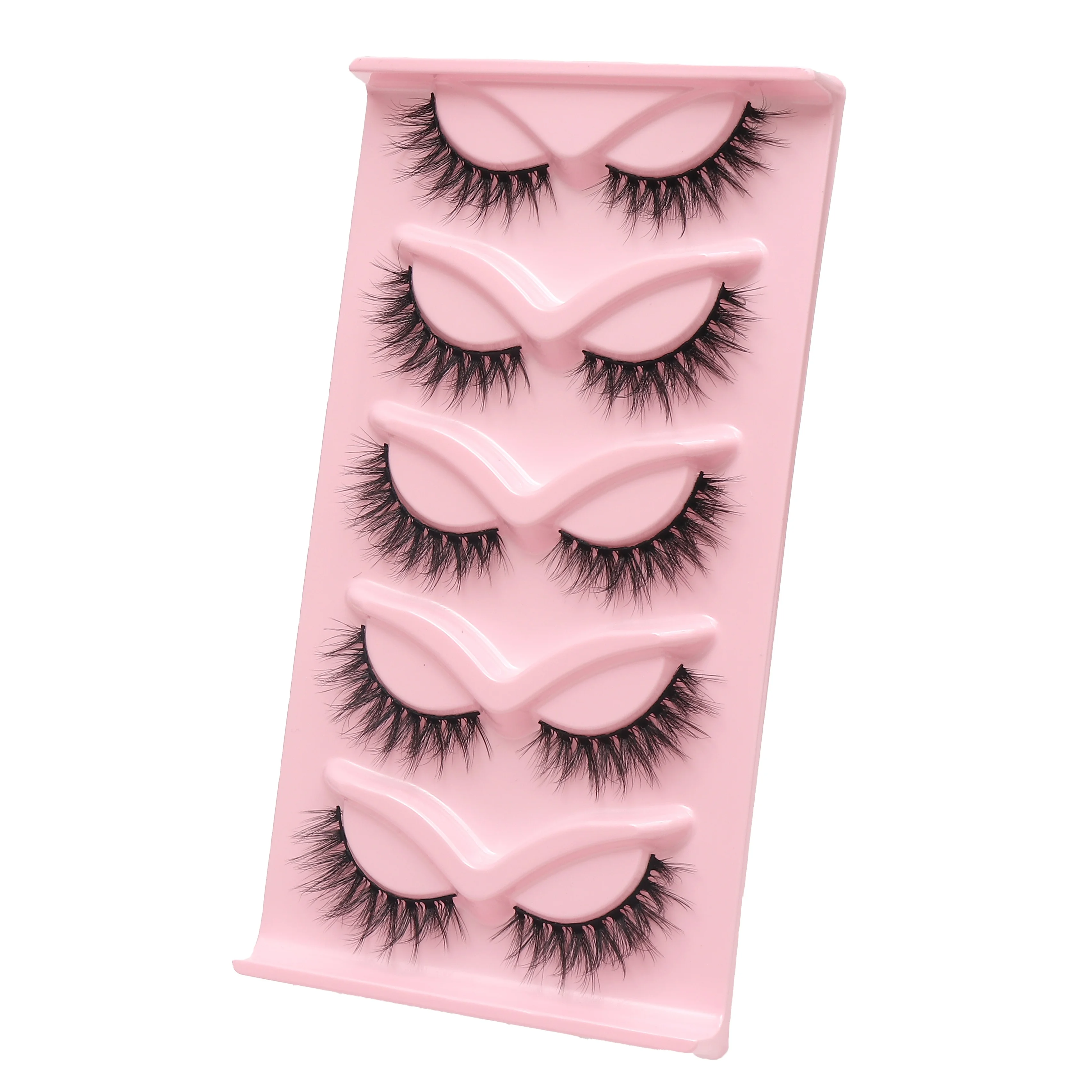 

Private Label 100% Cruelty Free Lash Supplier False Eyelashes Cat Eye Faux Mink Lashes Fox Eye Lashes