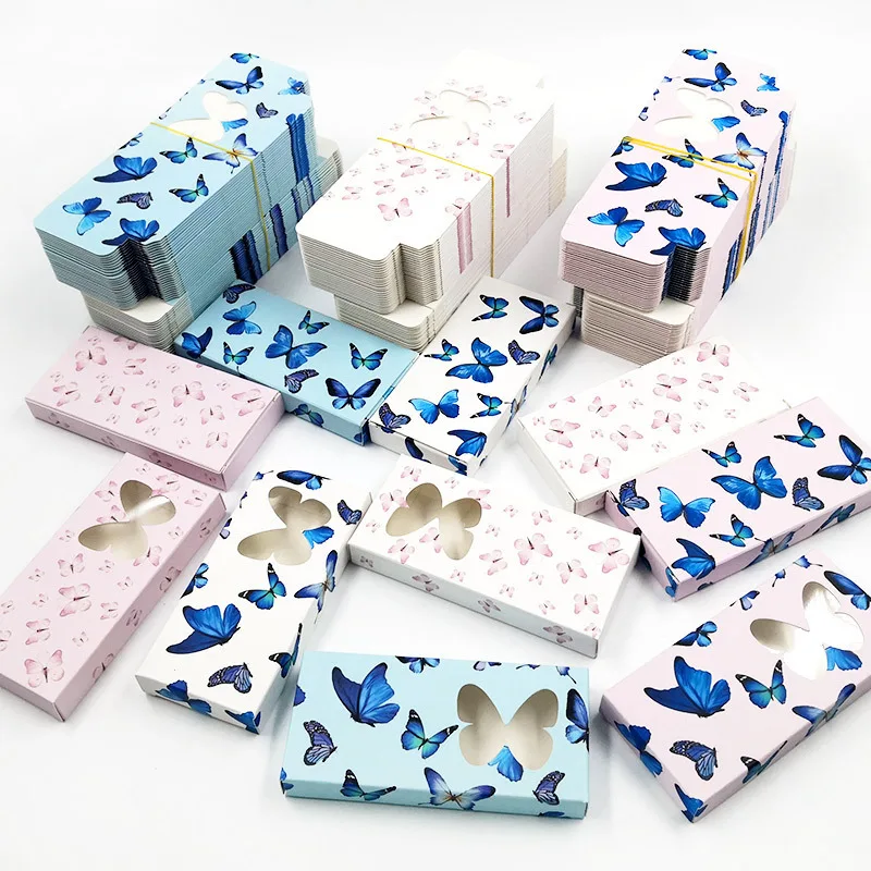 

make your own butterfly paper package packaging lash boxes