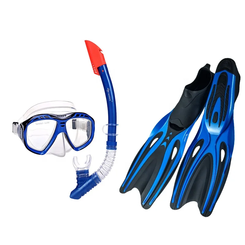 

Cheap professional scuba silicone diving mask and snorkel with fins set, Blue,green,yellow,pink,purple etc