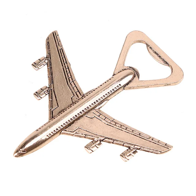 

Z832 Aircraft Beer Bottle Opener Metal Airplane Openers Christmas Wedding Party Craft OPener Kitchen Tool