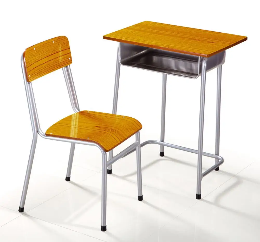 
Modern School Classroom Study Students Desk Chairs 