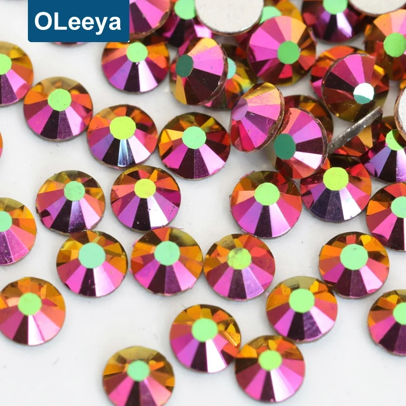 

Wholesale 100% Good Feedback Glass Stone Flat Back Cold Fixation Non Hot Fix Crystal Rhinestone for Women Bikini