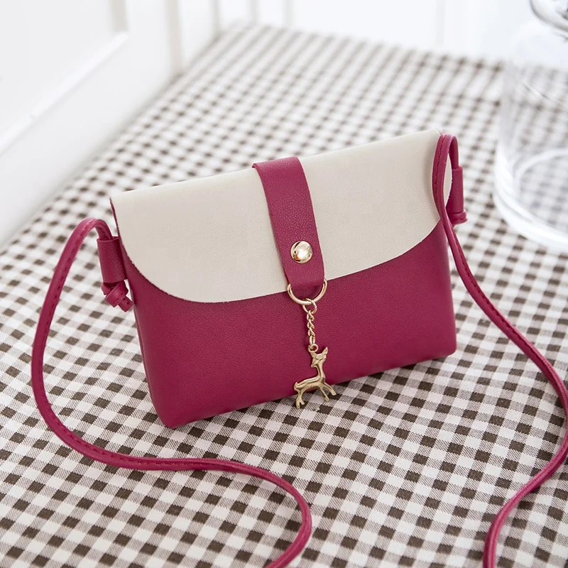 

Factory wholesale horizontal pu fashion small bag ladies shoulder bag messenger mobile phone bag