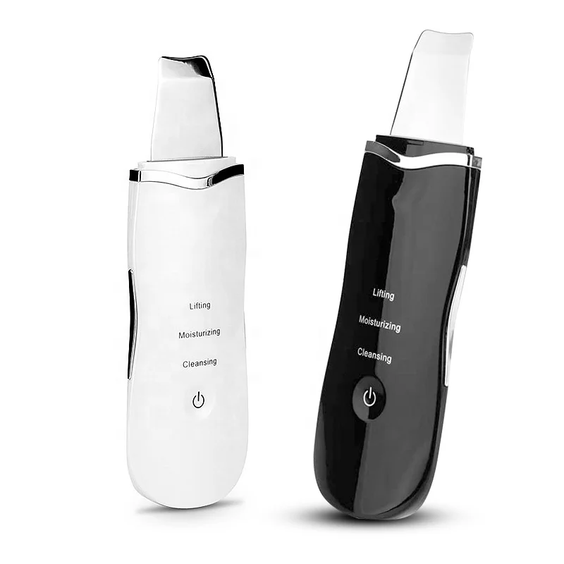 

Wholesale Skin Care Product Ultrasound Face Beauty Machine Facial Ultrasonic Skin Clean Device, White/ black
