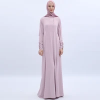 

Good quality stock polyester material long sleeve latest design muslim dress morden islamic clothing cheap muslim abaya