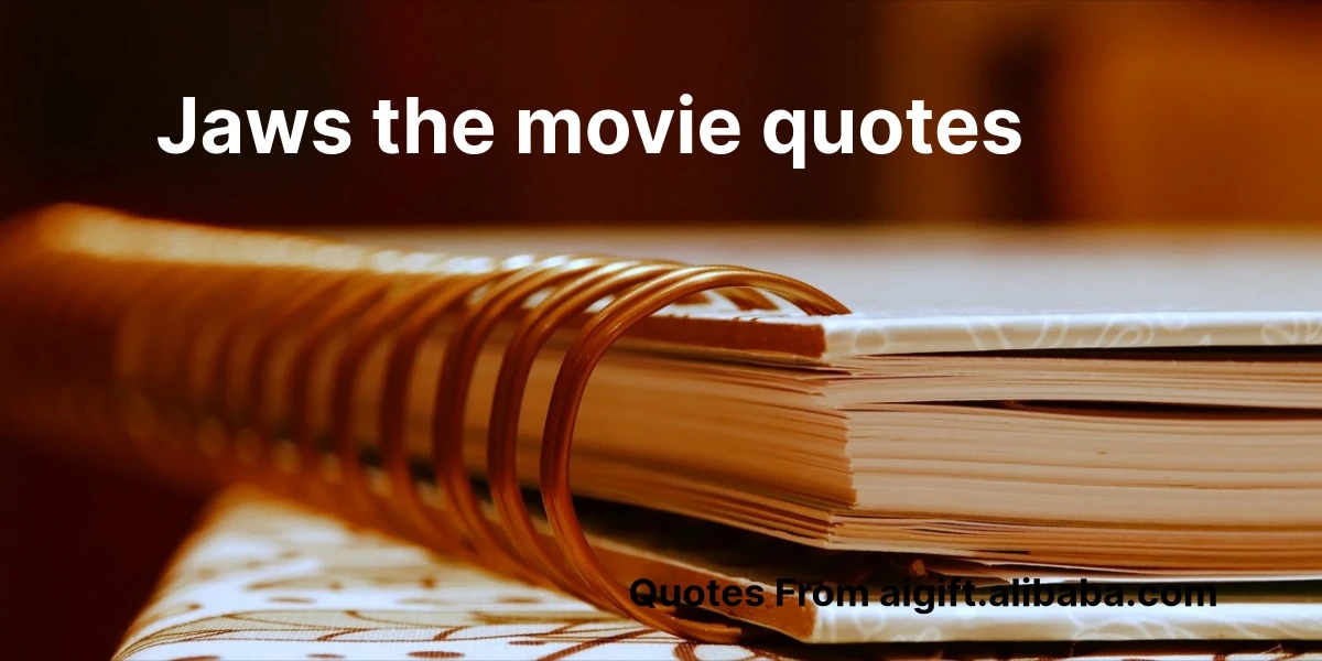 jaws the movie quotes
