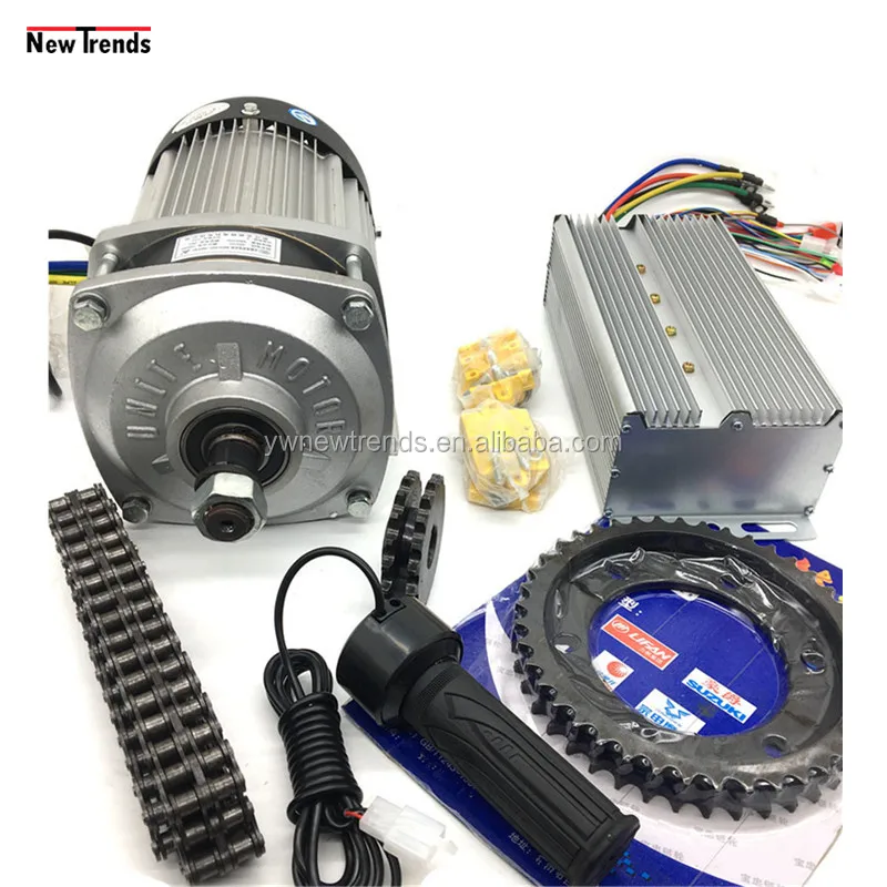 

1200 W 48V 60V 72V Brushless DC Motor Kit for Electric Tricycle Track Car Motorized Tricycles BM1412ZXF