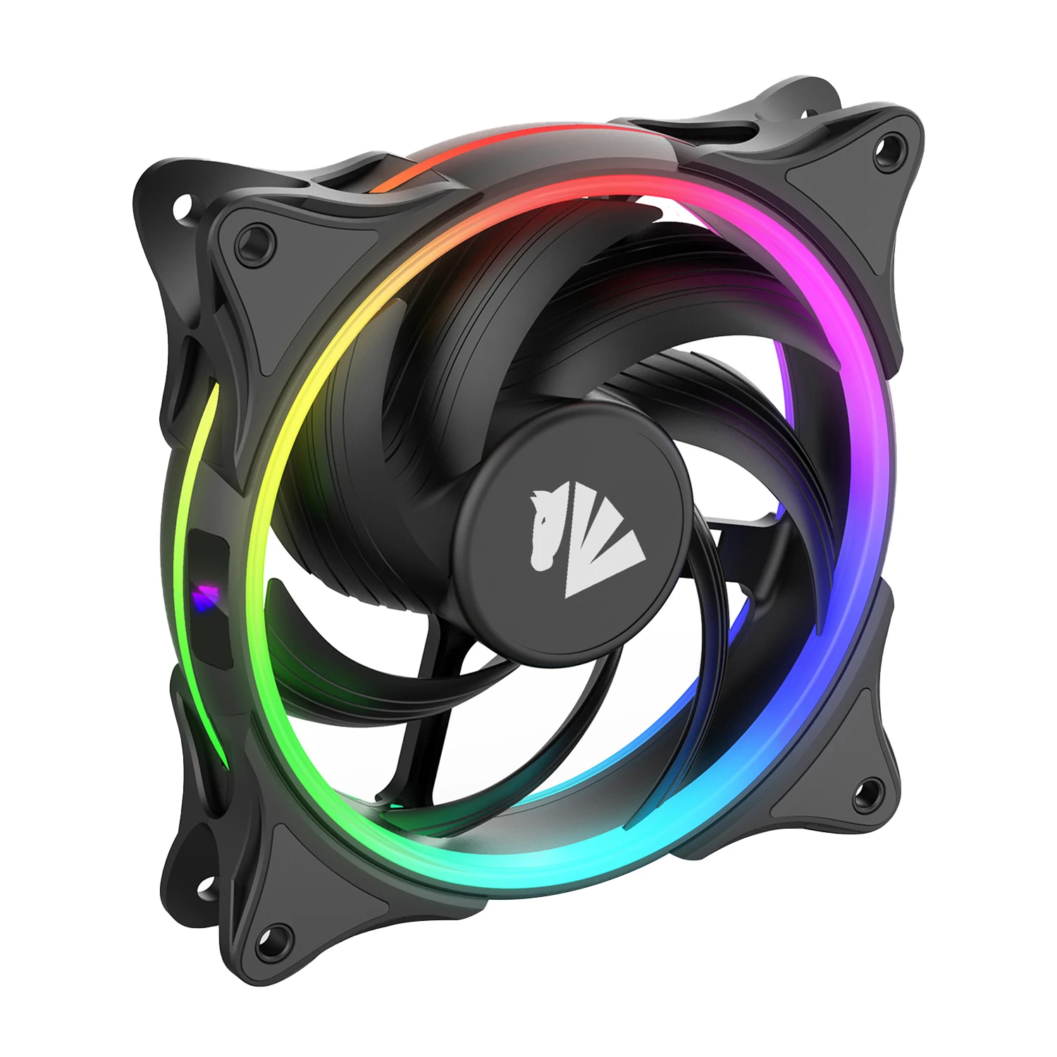 

ARGB Computer Gaming Case RGB LED Fans PC 12V Rainbow LED Light Low Noise Cooling Fan for Computer