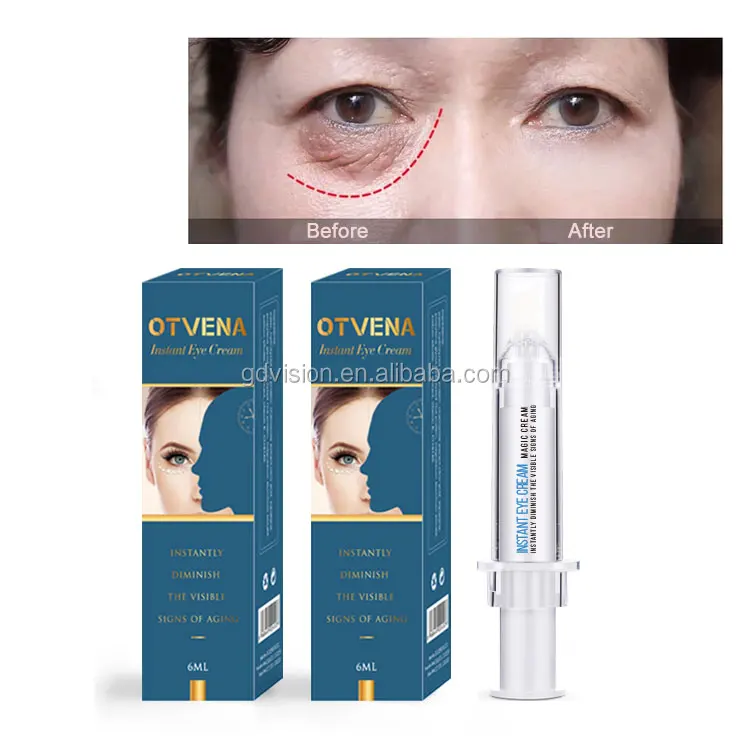 

Instant Reducing Puffiness Dark Circles Wrinkles Eye Bags Non Surgical Lifting Syringe OTVENA Eye Cream