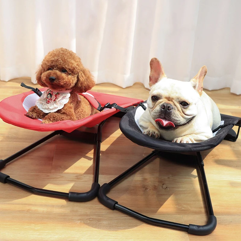 

Dropshippings Adjustable Portable Folding Elevate Pet Dog Bed Rocking Chair