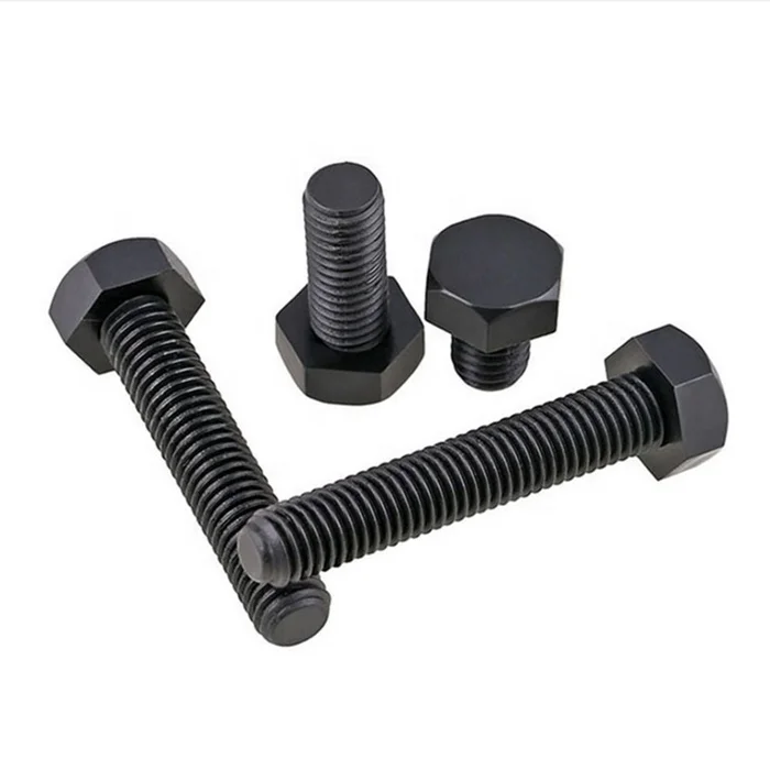 
Customized ANSI standard inch steel grade 8 black Hex head bolt 