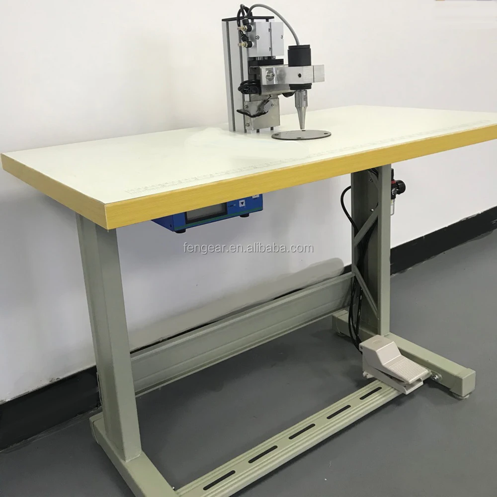 100mm Ultrasonic lace sewing cutting machine for window curtain