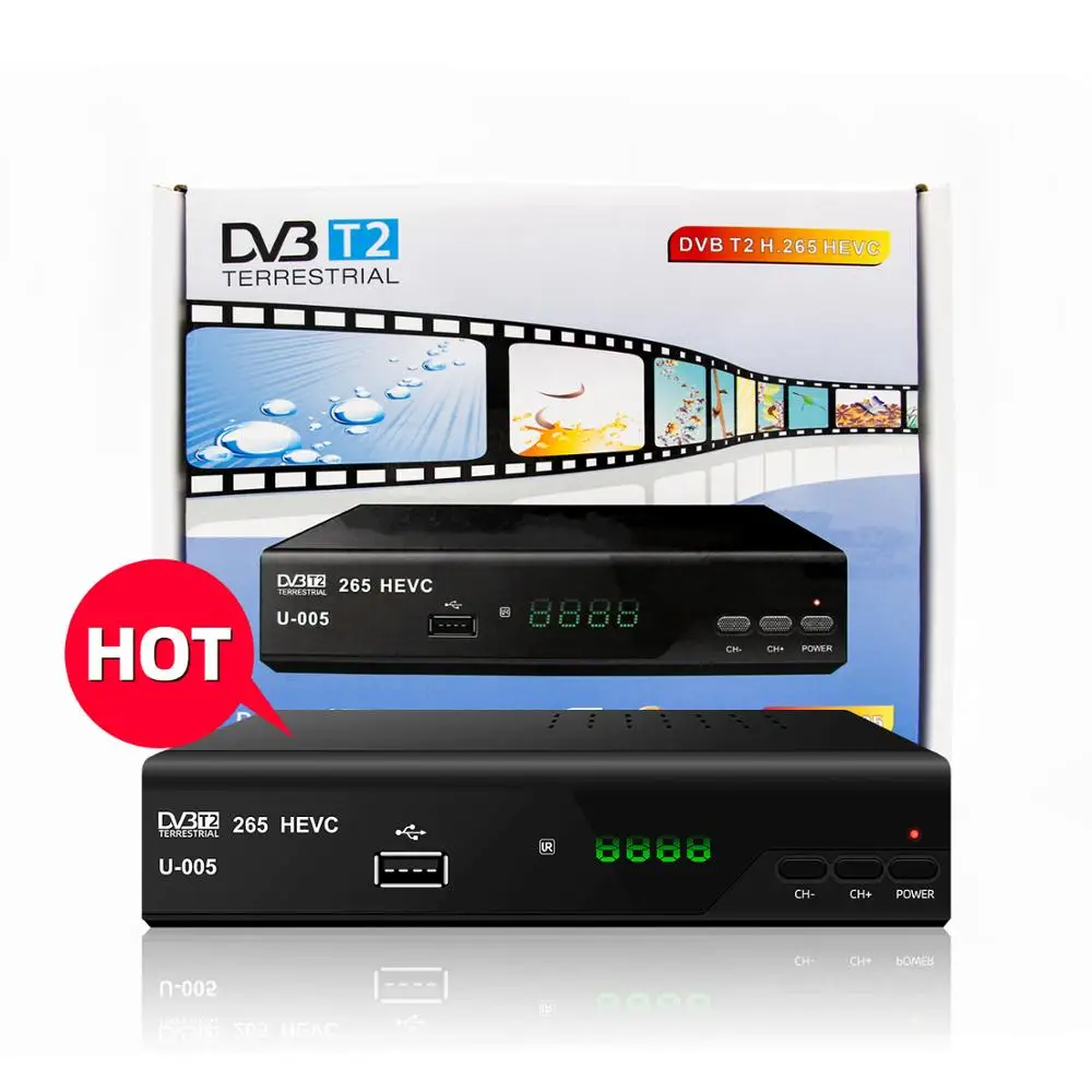 

Mini Scart DVB-T2 H.265 HEVC SET-TOP BOX with Scart for Europe, Germany, Italy Poland ,Czech Republic