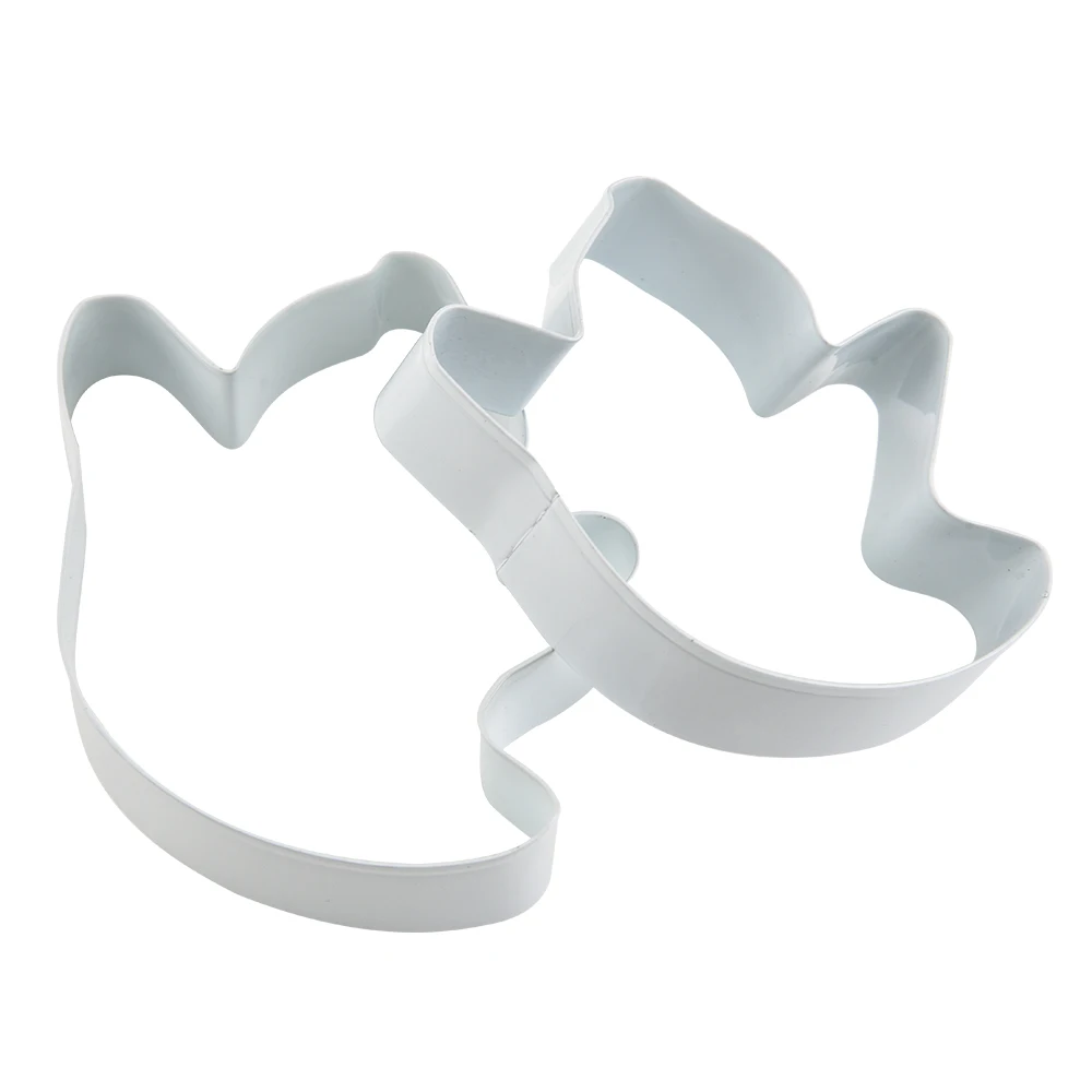 
5Piece Ghost Cookie Cutter Set with Powder Coating,Halloween Cookie Cutter Set 