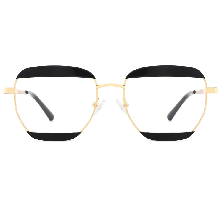 

Hot sale Trendy women metal and acetate optical Glasses frame, Custom colors