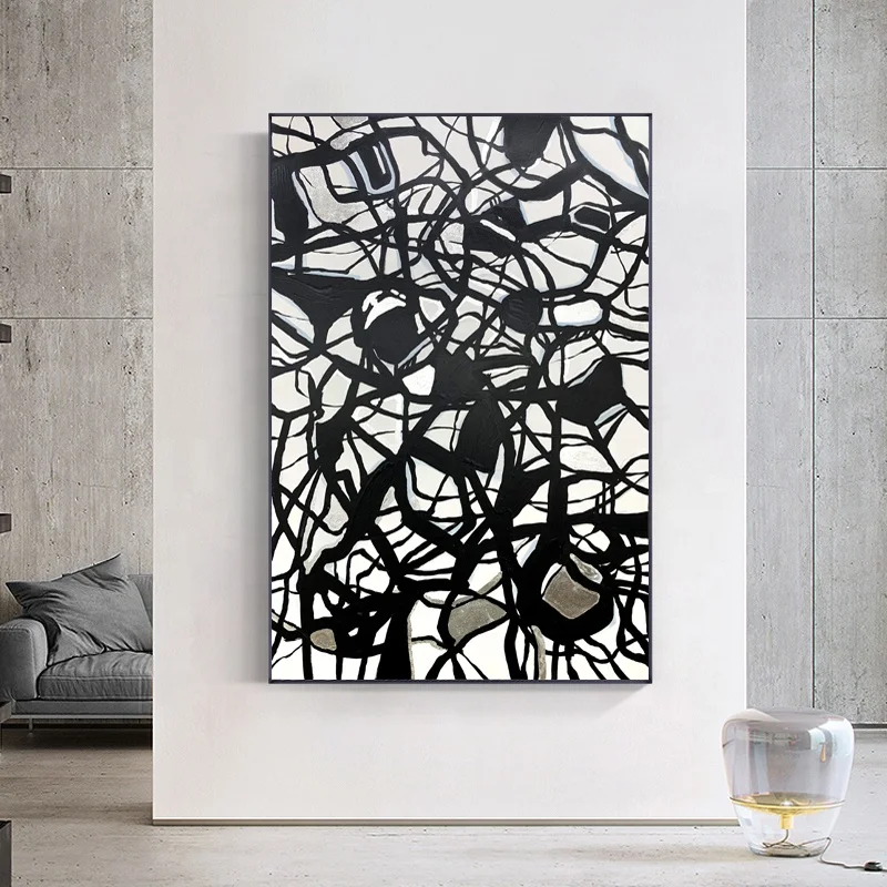 Customization Modern Living Room Decorative Canvas Oil Wall Art Artwork Life Paintings Abstract Oil Painting