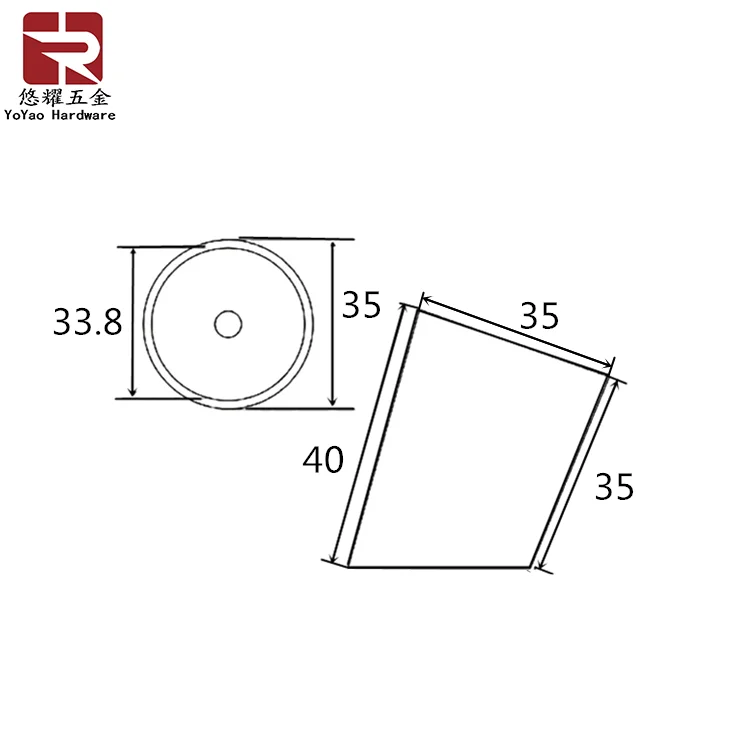Chair Sofa Leg Cover Bevel Brass Table Feet Leg Covers 