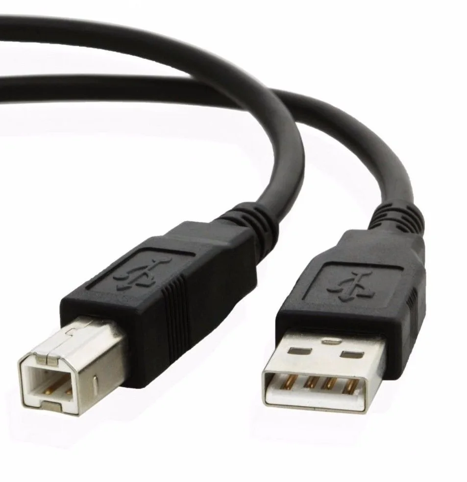 

Factory direct copper core usb port printer USB2.0 cable, Black