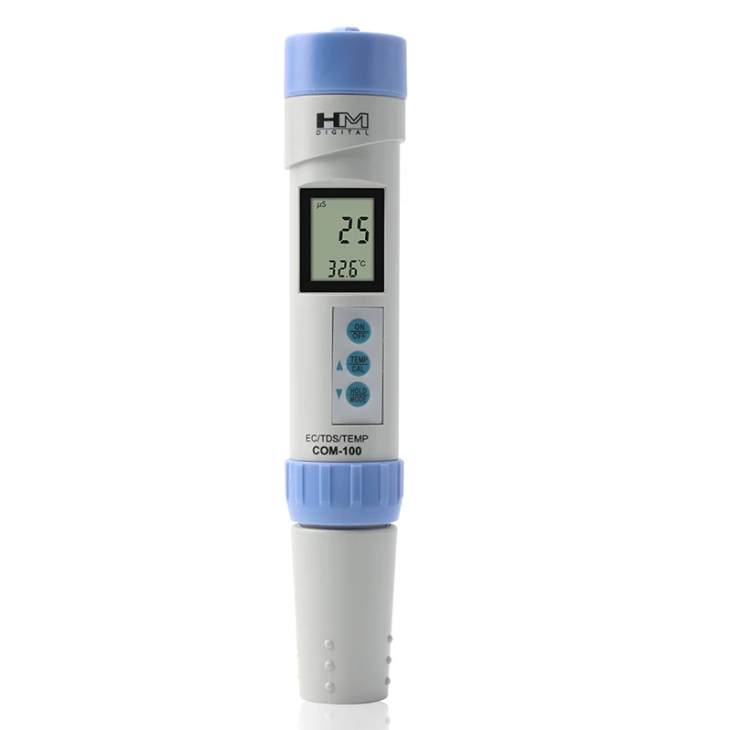 

Digital COM100 Waterproof EC / TDS / Temp Multifunctional water quality Tester with IP67