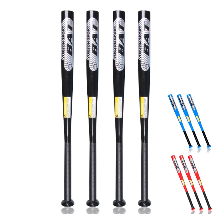 

Hot sale self defense wear resistant cheap steel alloy baseball bats, Silver / blue / red / black / gold