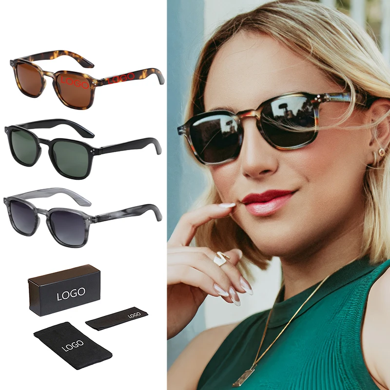 

New Style Fashion Retro Square Thick Frame Sunglasses 2023 Original Design Sun Glasses Shade