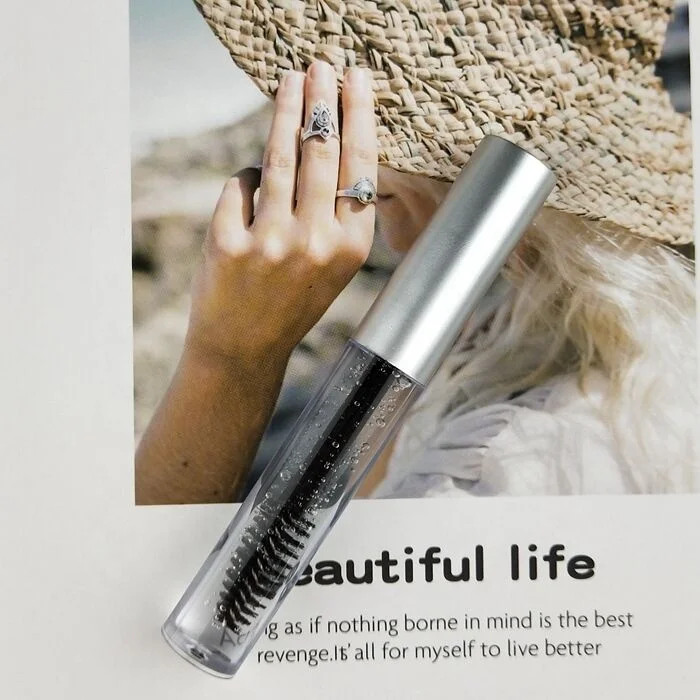 

Private Label Low MOQ Long Lasting Silver Cap Eyebrow Glue Natural Clear Waterproof Eyebrow Gel