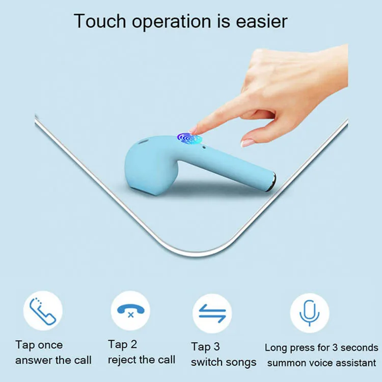 Macaron Bunte Inpods12 i12 TWS Drahtlose Kopfh&ouml;rer Touch Control Bass Stereo Bluetooth 5,0 HiFi Sport Earbuds inpods 12 - ANKUX.COM