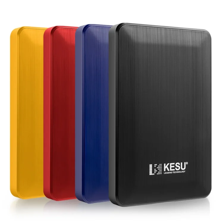 

KESU High Speed USB 3.0 HDD 2.5 INCH 80GB 120GB 160GB 250GB 320GB 500GB 2TB 1TB Portable External Hard Disk Drive, Black/blue/red/yellow