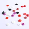 Fashion colorful stock cheap Custom plastic snap button
