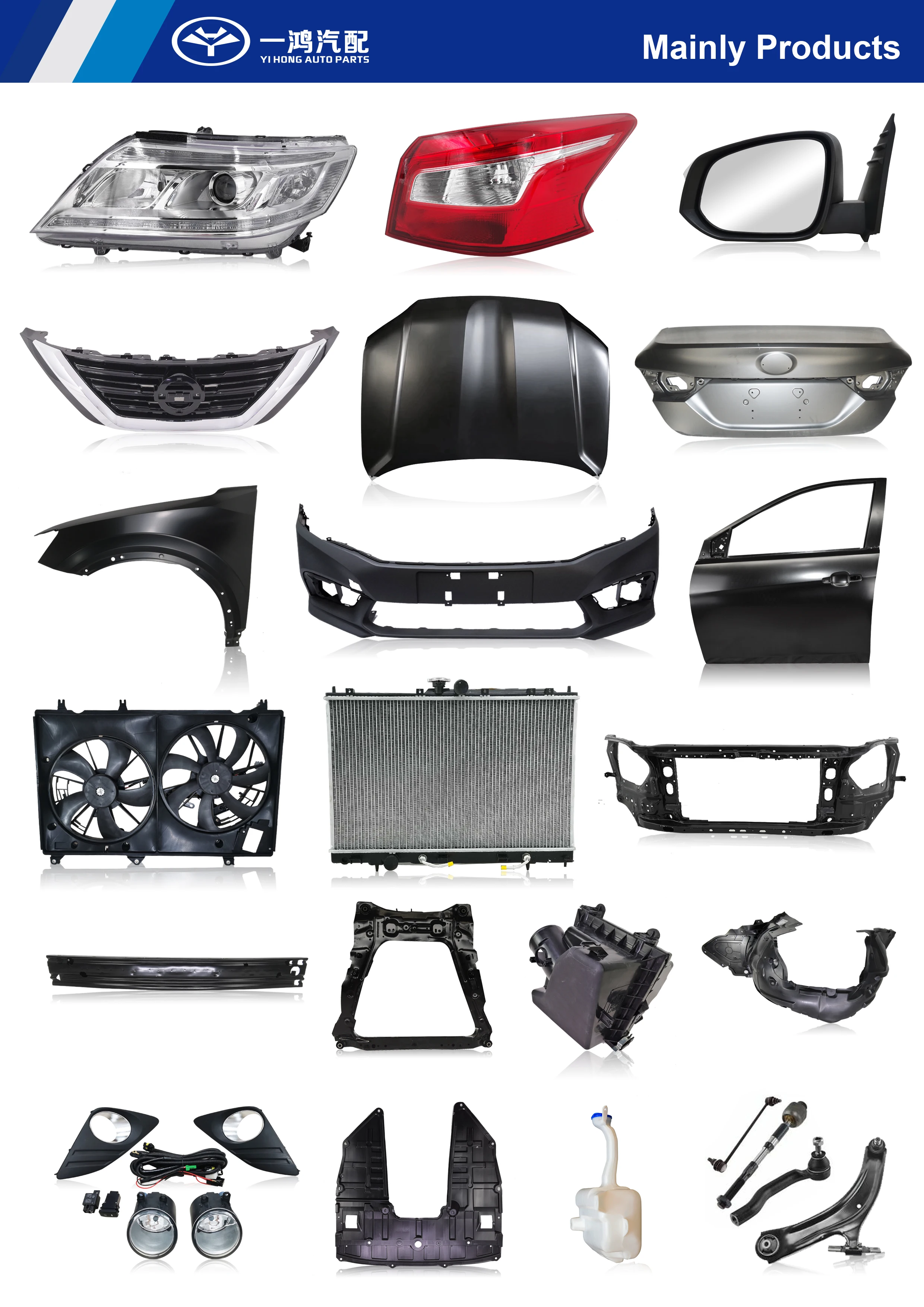 Yihong Body Parts Headlights Oem 921013x000 921023x000 For Hyundai