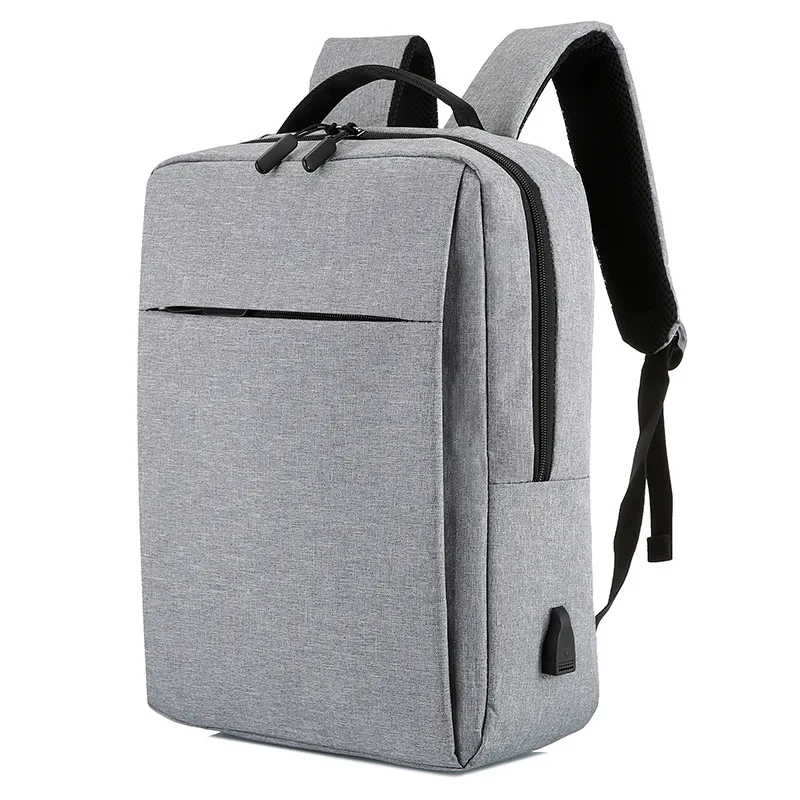 

Ready To Ship Waterproof Notebook Bags Grey Nylon Back Pack School Students Business Laptop Backpack For 15.6 INch, As picture or as your request