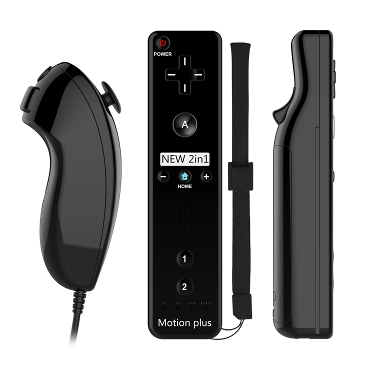 

Factory price brand 2 in 1 Built in Motion Plus For Nintend Wiies Joystick With Nunchuck For Wiies Remote Controller