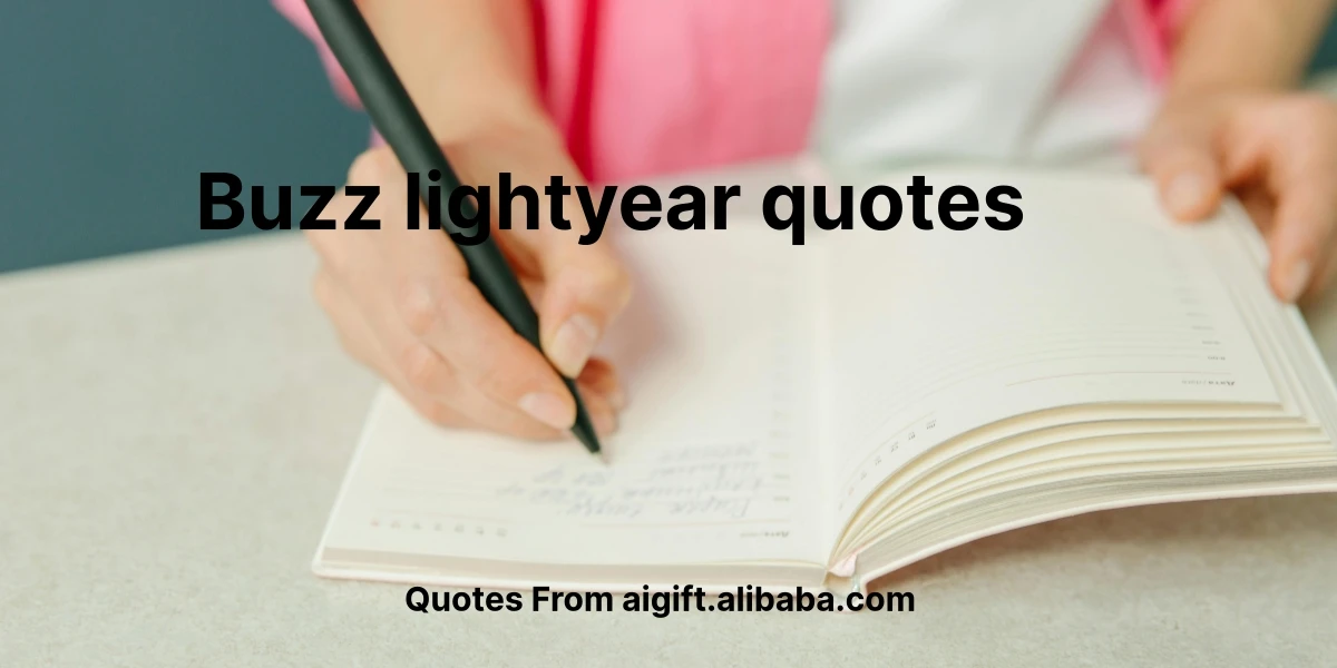 buzz lightyear quotes