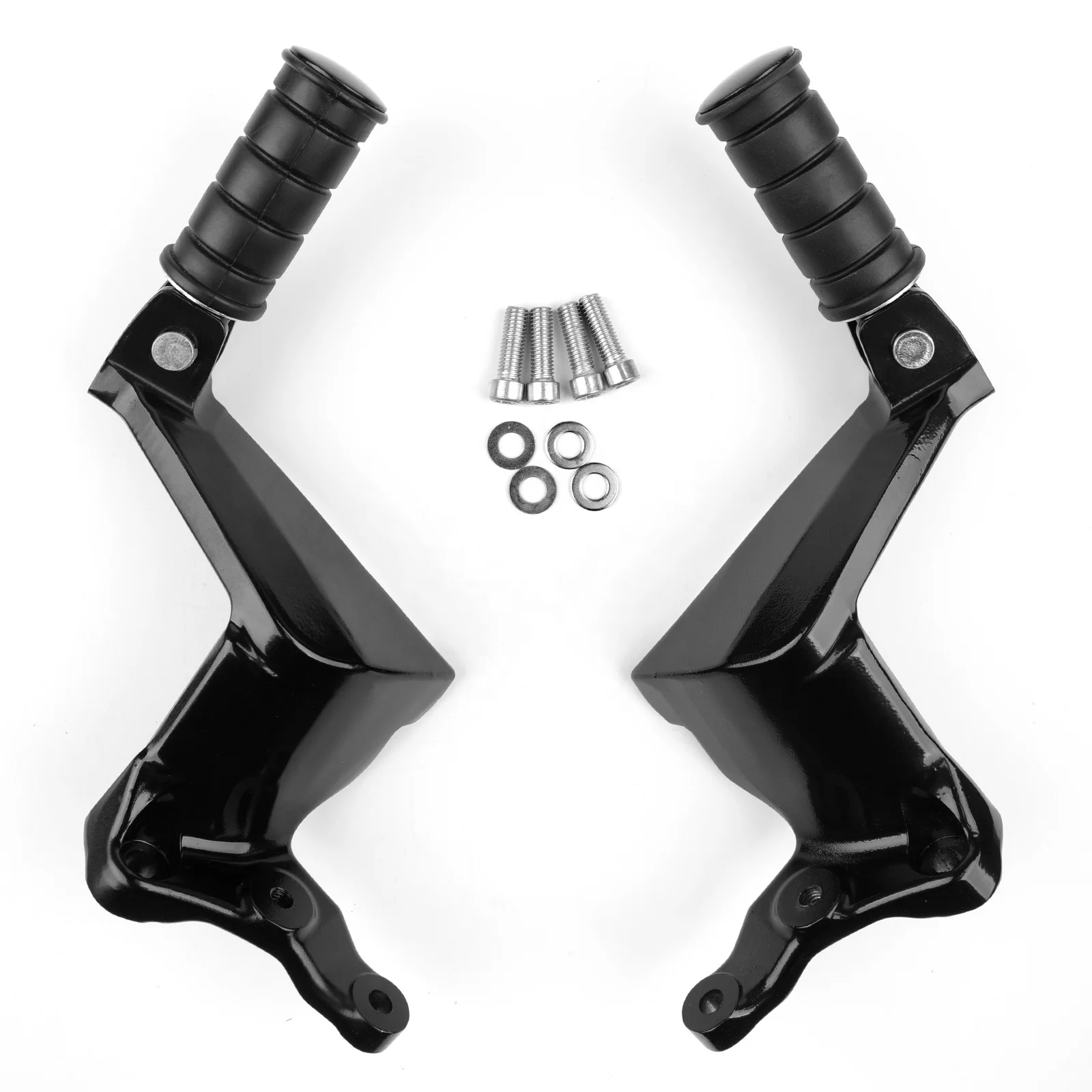 

Rear Passenger Foot pegs Footrest Bracket For Victory Kingpin Boardwalk High Ball, Black